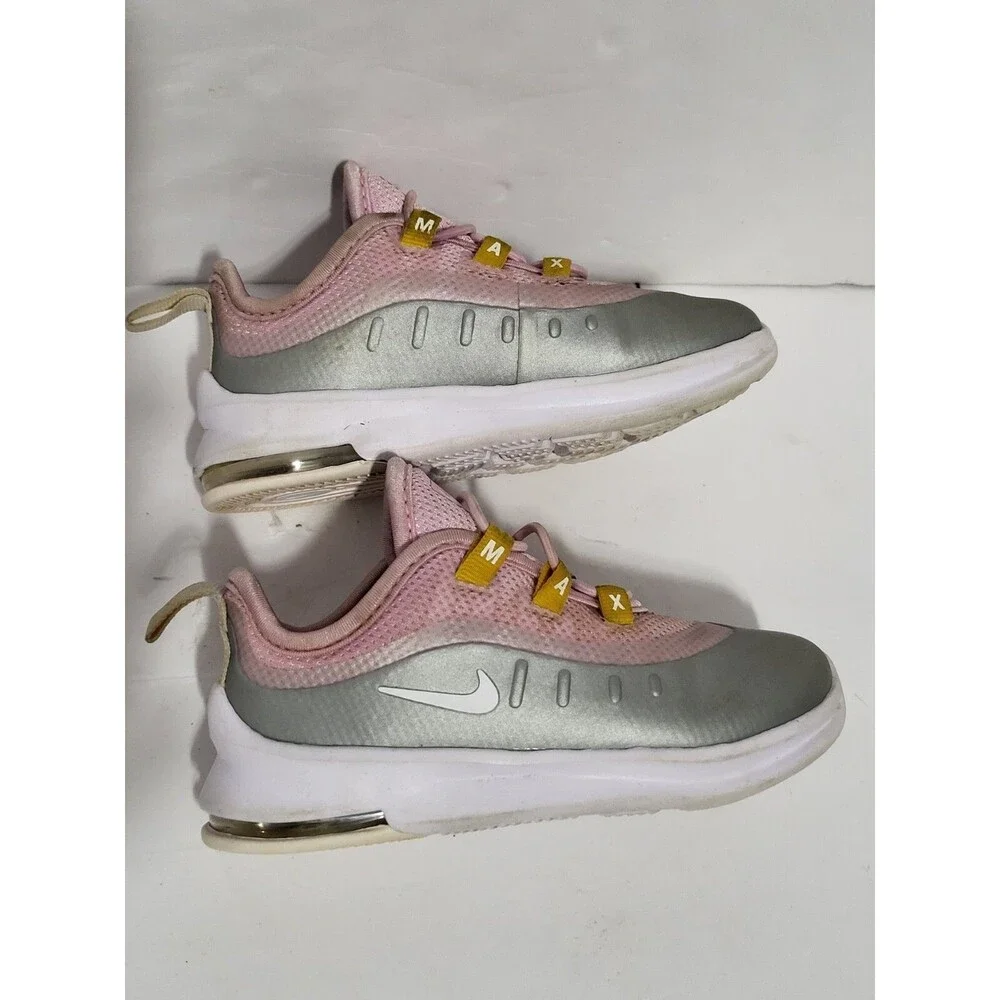 Nike Air Max Axis AH5224-604 Gray Pink Low Top Sneaker Shoes Size 8C